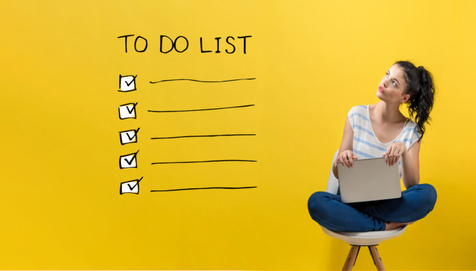 Don't add new tasks to your to-do list until you have completed one thing