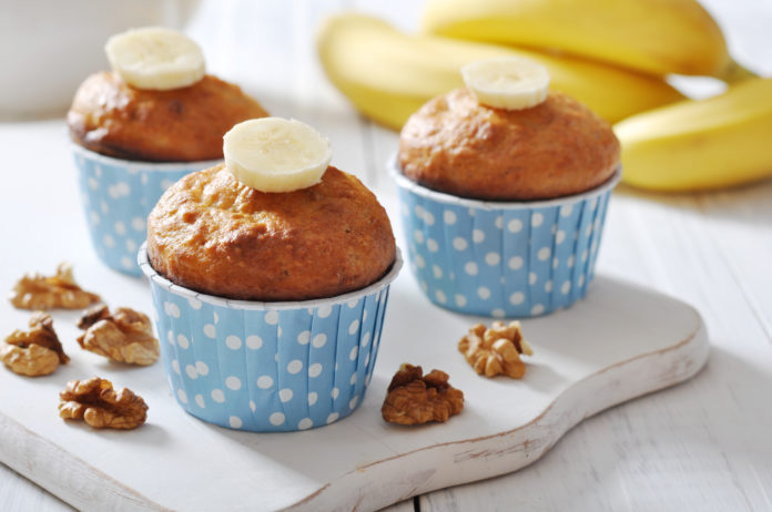Banana Walnut Muffins
